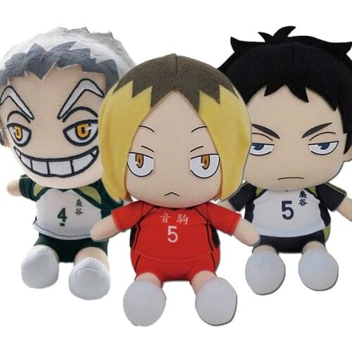 20cm Anime Kawaii Haikyuu Kotaru Bokuto Sitting Pose Plush Toys Soft Stuffed Dolls Pillow Plushie
