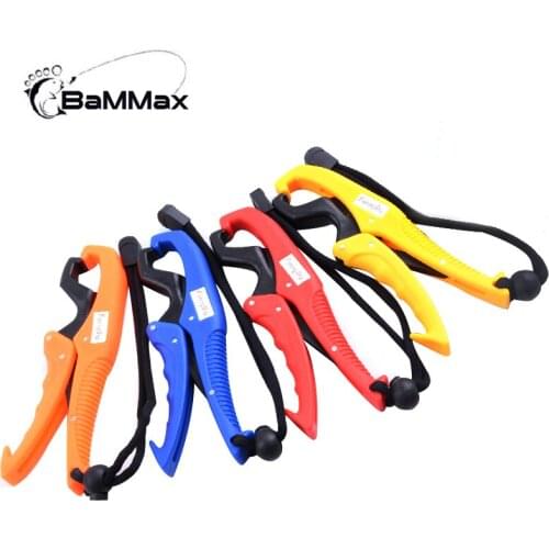 Bammax ABS Durable Floating Fish Grip 51.7g Clamp Solid Color Multi-Purpose Outdoor Fishing Pliers Gripper Grabber Fishing Tool