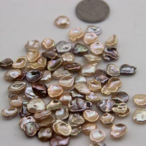 9-12mm Size Natural Freshwater Pearl Beads, Loose Irregular Shape Pearl Baroque Beads, Fashion Women Jewelry DIY Accessories