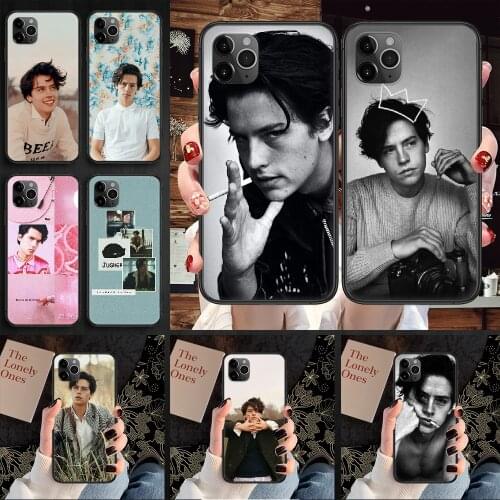 Riverdale cole sprouse Phone Case Cover Hull For iphone 5 5s se 2 6 6s 7 8 12 mini plus X XS XR 11 PRO MAX black luxury hoesjes