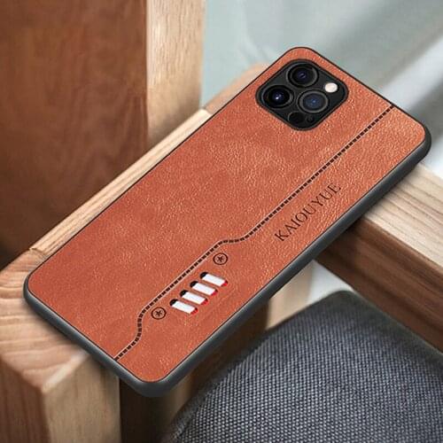 PU Leather Phone Case For iPhone 12 Mini 12 Pro 11 Pro MAX X XR XS MAX Matte Back Cover Case For iPhone SE 2020 6 6S 7 8 Plus