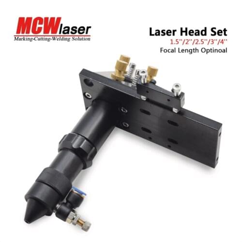 CO2 Laser Head FL: 63.5mm 2.5" Mirror 25mm Lens 20mm Integrative Mount