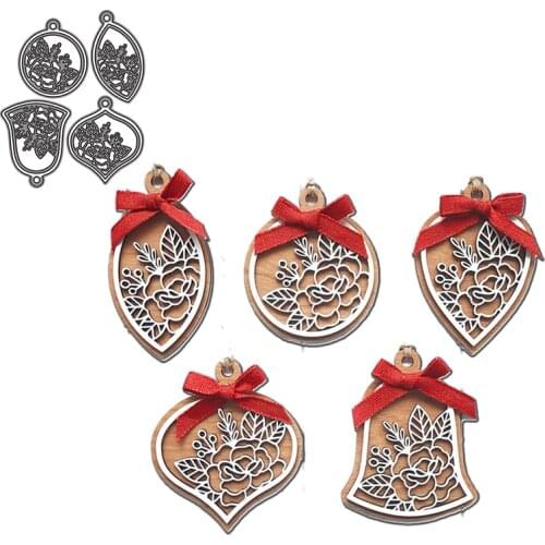 Flower Bell Tag Metal Cutting Dies Scrapbooking For Card Album Photo Making DIY Crafts Embossing Stencil New Die Cut 2021