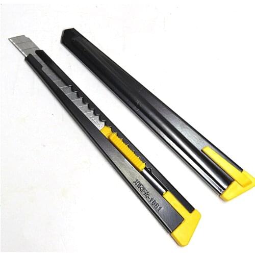 Cheap School Office Small black utility knife cutter art knife Letter opener knife 696