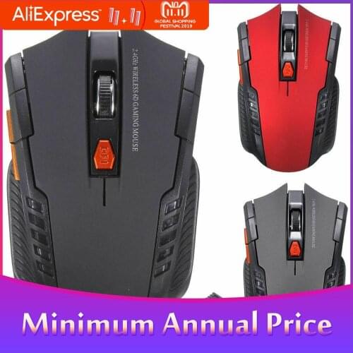 For mouse 2.4GHz Optical Gaming Mouse Mice with USB Receiver for PC Gaming Laptops Computer Mouse Gamer