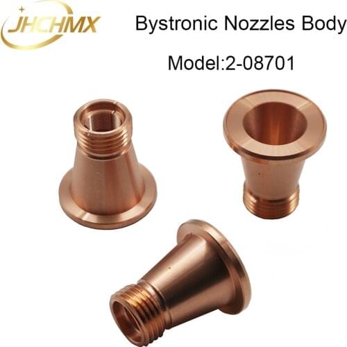 Free Shipping 10pcs/lot High Quality Bystronic Nozzles Body 2-08701(External Thread) For Bystronic Laser Cutting Machine Parts