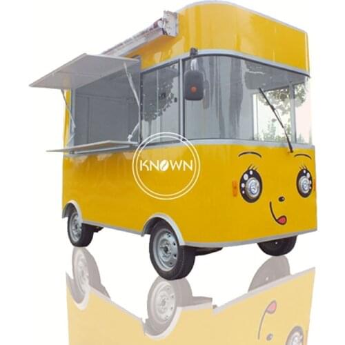 China Supplier Colorful street mobile food cart / fast food truck /electric food truck