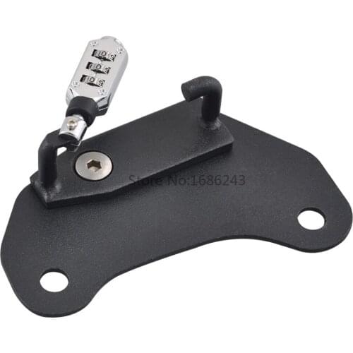 Motorcycle Password Helmet Lock Kit Fits for Indian Scout Scout Sixty 2015-2019 Motorbike Bike Helmet Lock