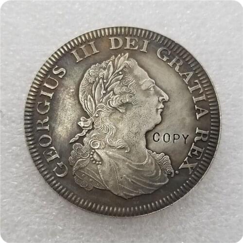 COPY REPLICA 1808 UK Crown George IV Coin Silver COPY FREE SHIPPING