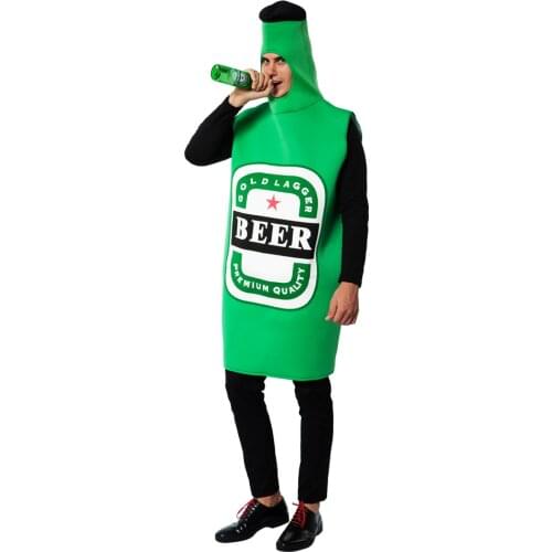 Snailify halloween costume For Adult Men Beer Bottle Costume oktoberfest outfit carnival party wear