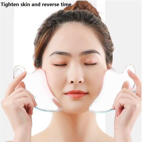 V Slimmer Shape Face Massager Lift UP Guasha Scraping Board Facial Health Care Beauty Tool Meridians Therapy Scraper Massage