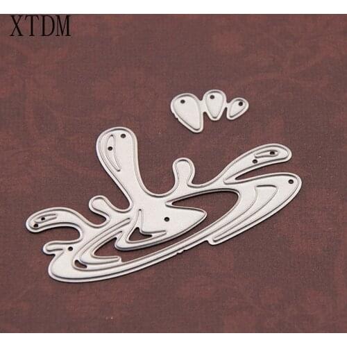 Metal craft Water drops paper die cutting dies for Scrapbooking/DIY Easter wedding Halloween Easter card