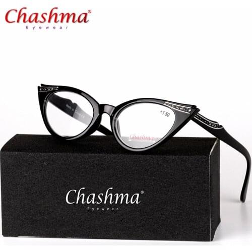 Reading Glasses Women Cat Eye Glasses Retro Vintage Plastic Frame Eyewears Spring Hinge Women Presbyopia Glasses