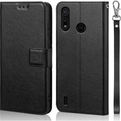 Luxury Flip Case For Motorola Moto P40 Play Cover Original Book Design Leather Phone Coque Wallet Capa Stand With Strap Card