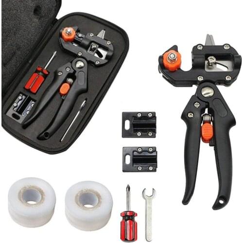 Garden Grafting Tools Pruning Tools Pruner Chopper Vaccination Cutting Tree Gardening Tools with 2 Blade Plant Shears Scissor