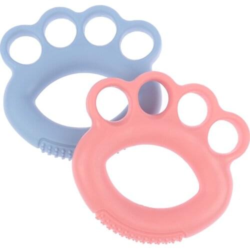 Silicone Hand Grip Strengthener Finger Exerciser Forearm Ring Squeezer Gripper High Temperature and Easy to Clean