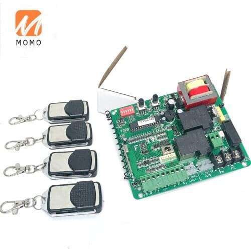 Current panel for sliding gate opener control board for door motor