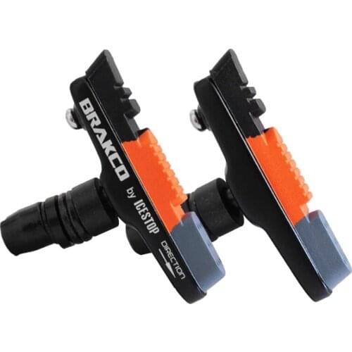 BRAKCO V Brake Pad 14 16 18 20 Inch Folding Bike Brake Shoes Wear-Resistant Brake Replacement Small Wheel Brake