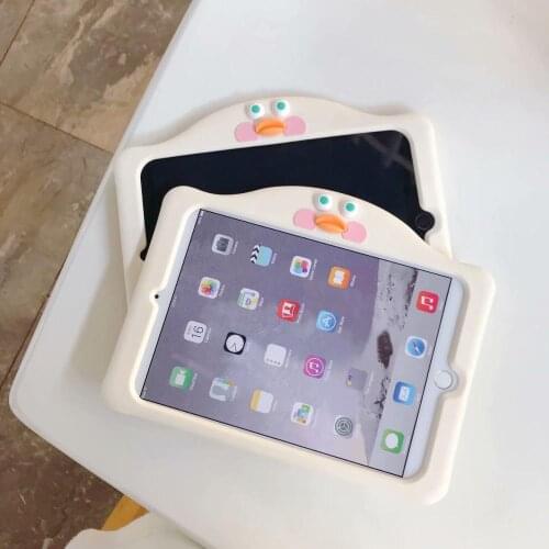 Shockproof Cartoon Silicon Tablet Protective Shell for IPad Mini 123 Case 7.9 Inch Stand Cover for IPad Mini 5 4 Cover Funda+pen