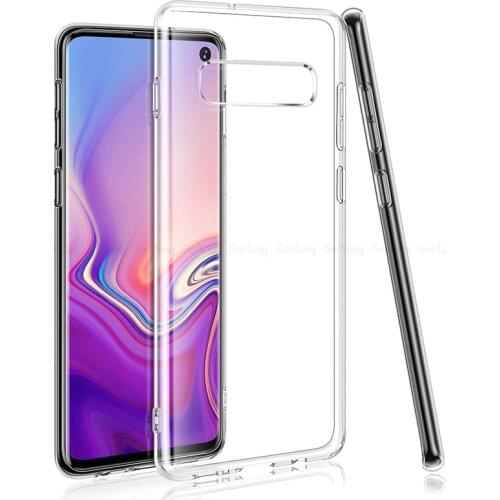 Ultra-thin Case For Samsung Galaxy S10e S10 Plus Silicone Soft Clear Phone Back Protective Case For Samsung Galaxy S10 e + Coque