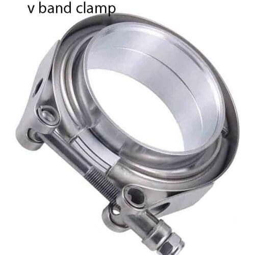 V band Clamp 1.75/2/2.25/2.5/3/6 inch Stainless Steel V-band Clamp Male Female Exhaust Flange Stainless Steel Vband Clamps