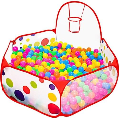 Baby Kid Toy Tent Pool Shooting Basketball ABS Foldable Portable Children Play Tent Pool Indoors Outdoors Sports Toy 90*50*30CM