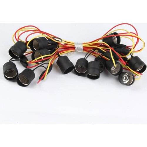 Waterproof Lamp Holder E27 Lamp String Base for Christmas Lantern String Lampholder 200pcs