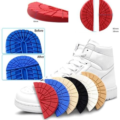 1pair Shoes Wear-resistant Sole Protector Anti-Slip Self Adhesive Shoe Sticker Pads For Sneakers Outsole Rubber Soles Stickers
