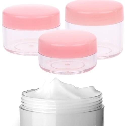 1 Pc 10g/15g/20g Mini Sample Bottle Cosmetic Makeup Jar Pot Face Cream Lip Balm Container Travel Portable Box