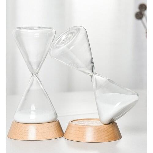 15/30 Minutes Timer Set Hourglass Sand Timer Creative Sand Watch Clock Decorations Home Desktop Ornament 1Pcs