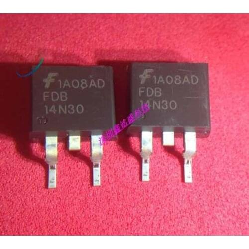 10PCS/LOT FDB14N30TM FDB14N30 14N30 MOSFET N-CH 300V 14A D2PAK TO263 MOS Transistor