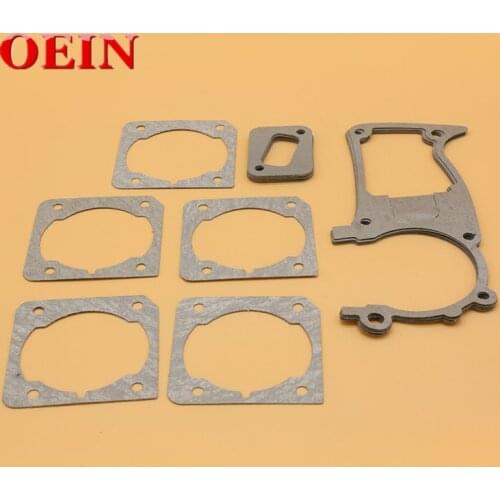 5Pcs Crankcase Cylinder Muffler Gasket Kit Fit For HUSQVARNA 353 350 340 345 346 XP Garden Gas Chainsaw Spare Parts