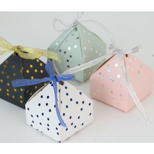 5pcs Baby Shower Souvenir Candy Dragee Gift Boxes Small Cardboard Box Paper Gift Box Packaging Bonbonniere Chocolate Supplies