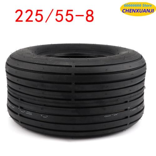 225/55-8 Tubeless Tyres 18x9.50-8 8 Inch 4PR Vacuum Tires for Electric Scooters ATV