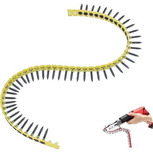 ASCENDAS 20pcs Chain with 1000pcs Screws for Chain Nail Screw Adapter Woodworking Tool with Box