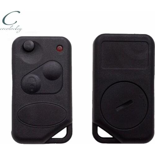 Cocolockey Folding Car Key Shell Fob fit For LAND ROVER RANGE ROVER P38 Flip Key Blank Case Cover 2 Button Replacement