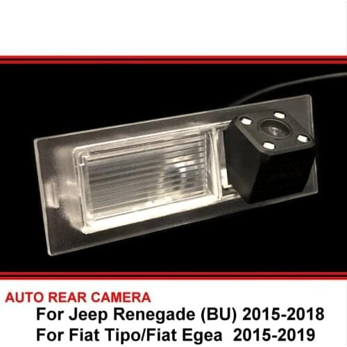 For Jeep Renegade (BU) for Fiat Tipo Egea Car Rear View Camera reverse Backup Parking Camera LED Night Vision Waterproof