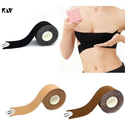 1 Roll 2.5m/5m Instant Breast Lift Boob Tape Invisible Push Up Strong Support DIY Stickers for Silicone Backless Nipple Cover