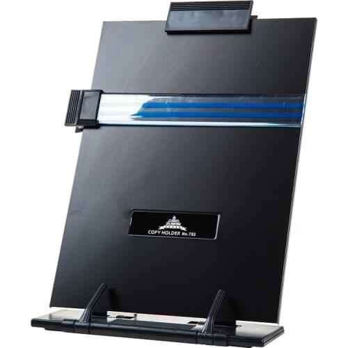 JIELISI Desktop Document Book Holder with 7 Adjustable Positions Clip Typing Paper Holder Document Adjustable