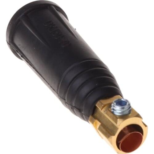 2021 New Europe Welder Quick Fitting Male Cable Connector Socket DKJ 10-25 50-70 Adaptor