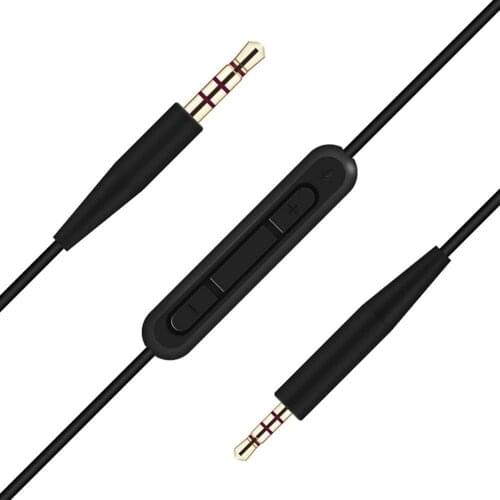 Replacement Stereo Audio Cable 2.5mm Extension Cord Wire for AKG Y50 Y40 Y55 Y45BT K845BT K840KL K490NC K545 Headphones With Mic
