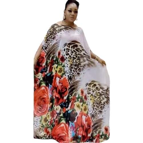 Print Boubou Robe African Dresses for Women Party Clothes Plus Size Ramadan Muslim Fashion Abaya Dubai Dashiki Africa Maxi Dress