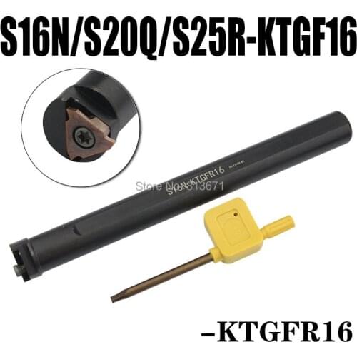 S16N-KTGFR16 S20Q S25R-KTGFR16 Internal Turning Tool Holder cnc lathe Grooving arbor Tool Holder Boring Bar