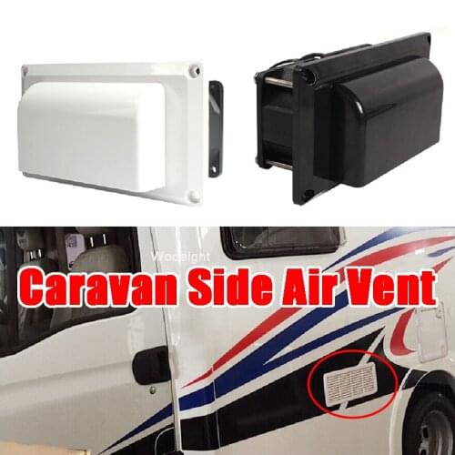 Wooeight Exhaust Ventilation Fan Side Air Vent Caravan Motorhome RV Camper Van White Fan Ventilation Kitchen Bathroom Toilet Fan