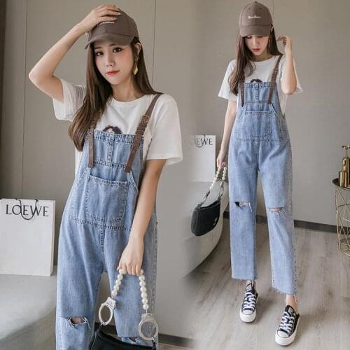 Women clothing denim washed fabric rompers summer/autumn overalls women jumpsuits suspenders jeans women overalls female rompers