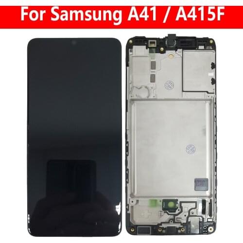 For SAMSUNG Galaxy A41 2020 A415F LCD With Frame A415 SM-A415F/DSN Display SM-A415F/DSM Screen Touch Sensor Digitizer Assembly