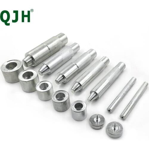 1 Set Handmade Metal Eyelets Mold Tool 3-20mm Eyelets Tool Grommet installation Carbon Steel DIY Accessories High Quality