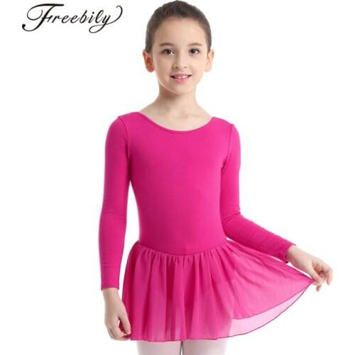 Teenage Girls Children Ballet Tutu Dress Dance Costumes Kids Dancing Performance Dance Class Ballet Gymnastics Exercise Dress