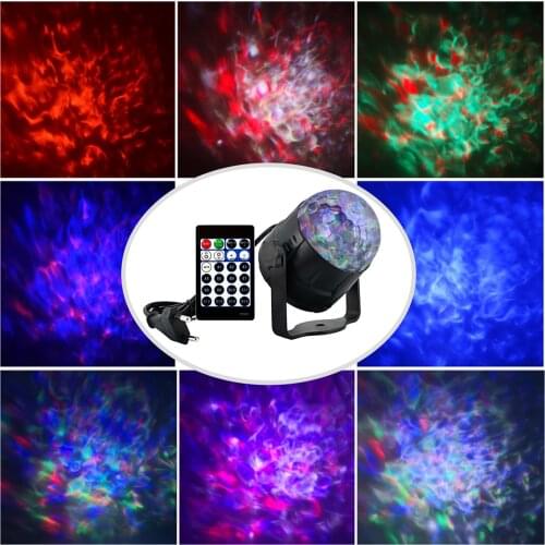 Remote Laser Projector RGB Disco Light DJ LED Laser Stage Light Red Blue Green Lamp Christmas Wedding Birthday Party Club Lamp