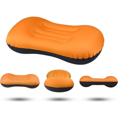 Home Travel Good Helper Portable Travel Outdoor Inflatable Pillow Is Multicolored